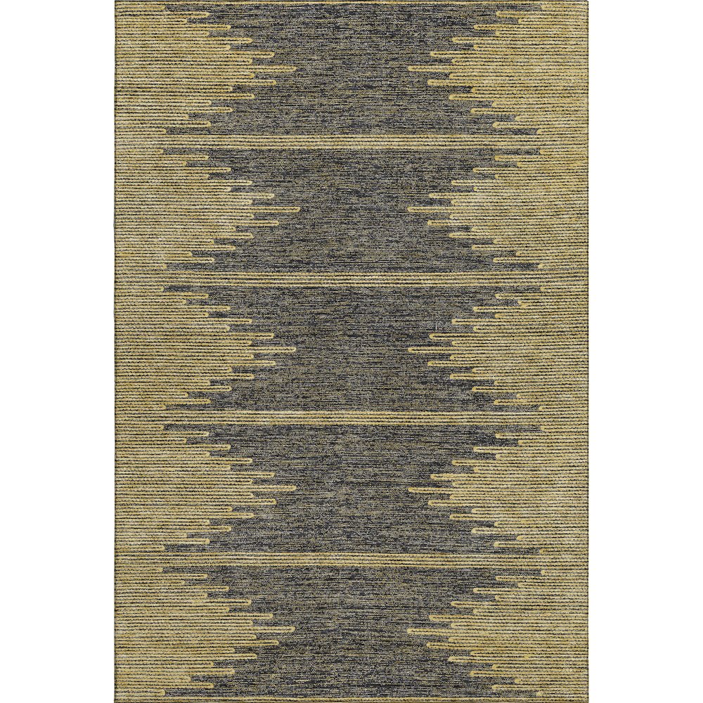 Premium Machine Washable Mayfield  Graphite 10' x 14' Rug. Picture 1