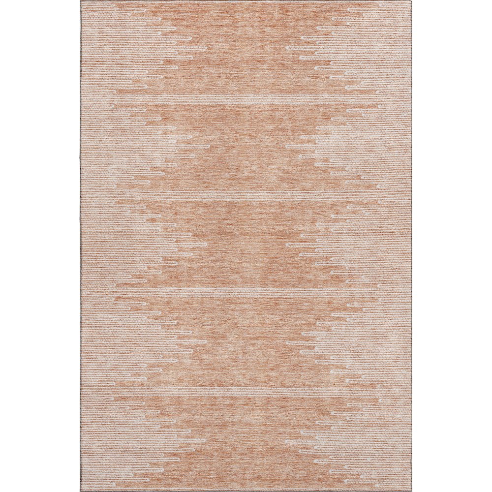 Premium Machine Washable Mayfield  Salmon 10' x 14' Rug. Picture 1