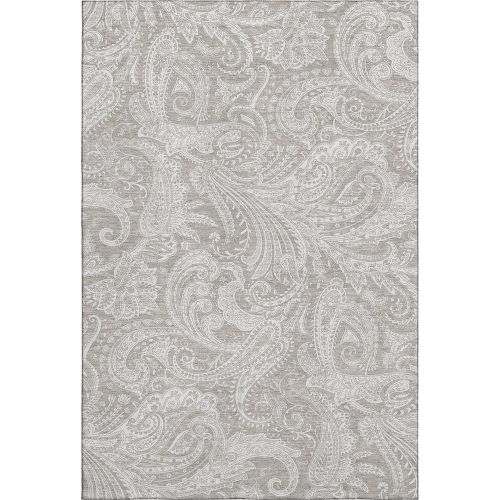 Premium Machine Washable Mayfield AMF654 Taupe 10' x 14' Rug. Picture 1