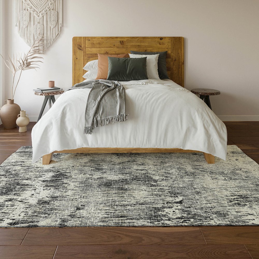 Premium Machine Washable Mayfield  Gray 10' x 14' Rug. Picture 6