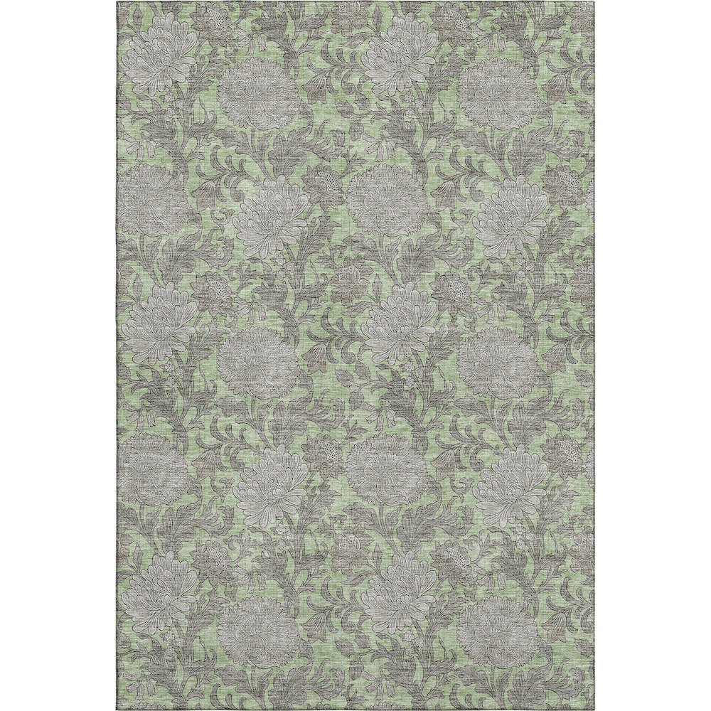 Premium Machine Washable Mayfield AMF677 Aloe 10' x 14' Rug. Picture 1