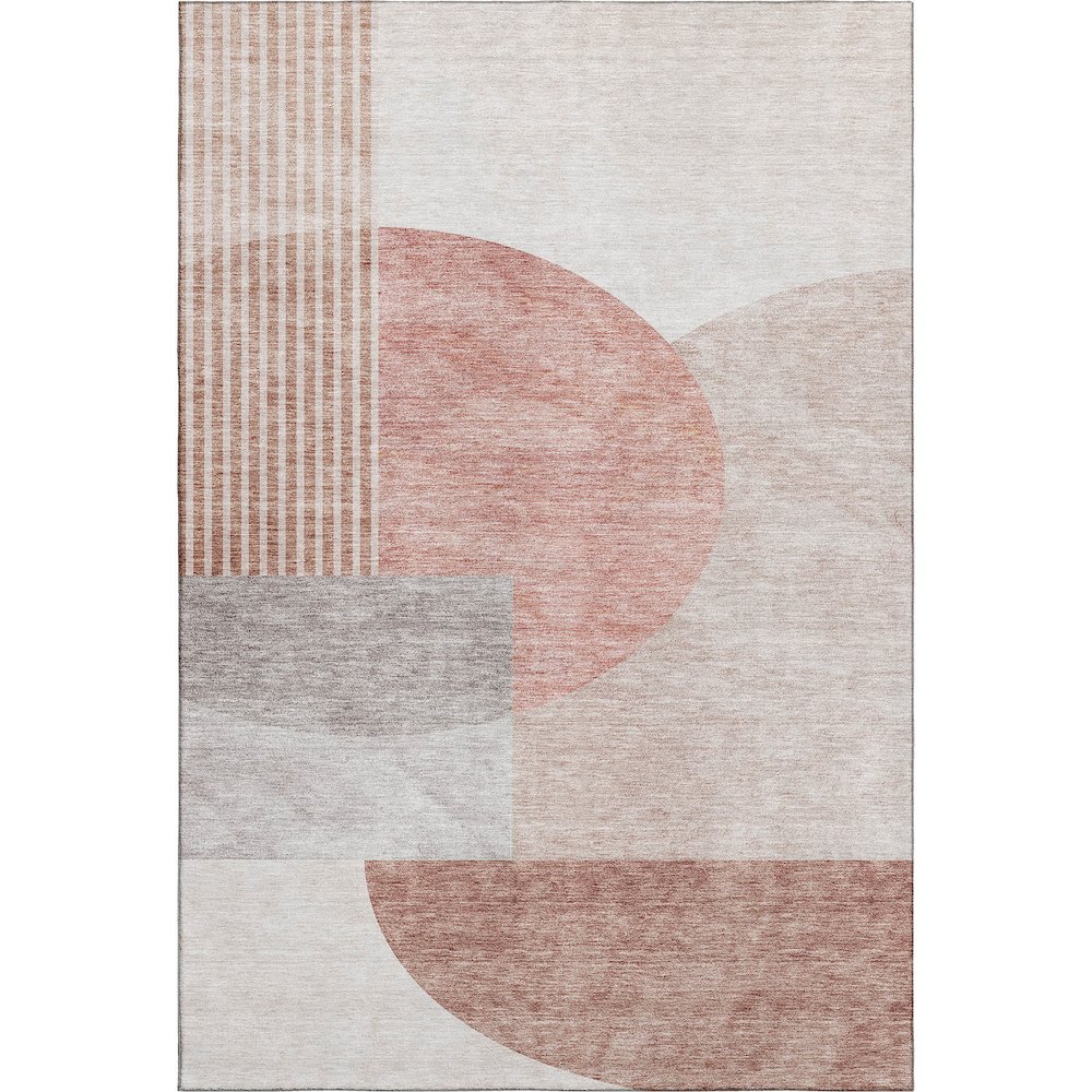 Premium Machine Washable Mayfield AMF678 Copper 10' x 14' Rug. Picture 1
