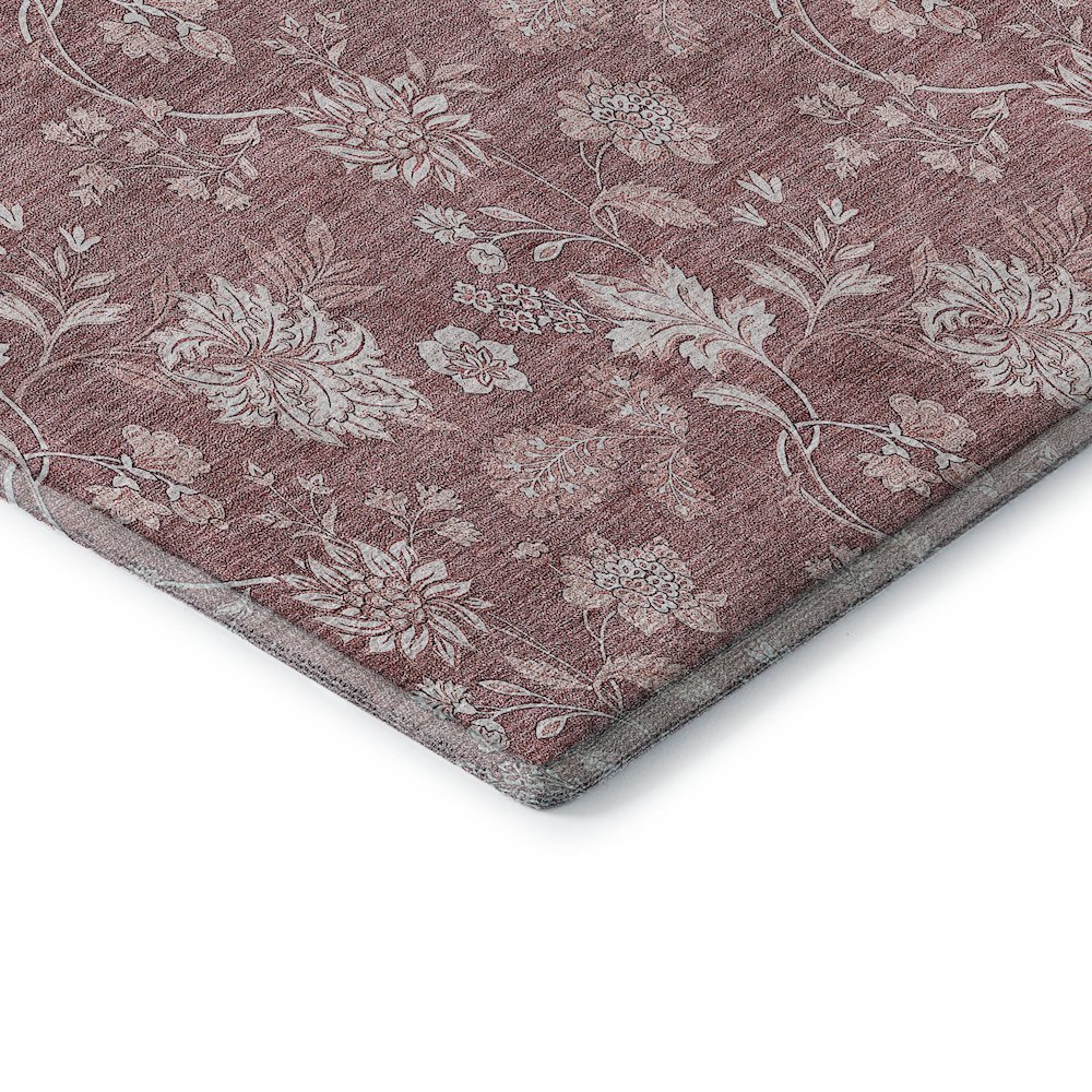 Premium Machine Washable Mayfield AMF681 Blush 8' x 8' Round Rug. Picture 3