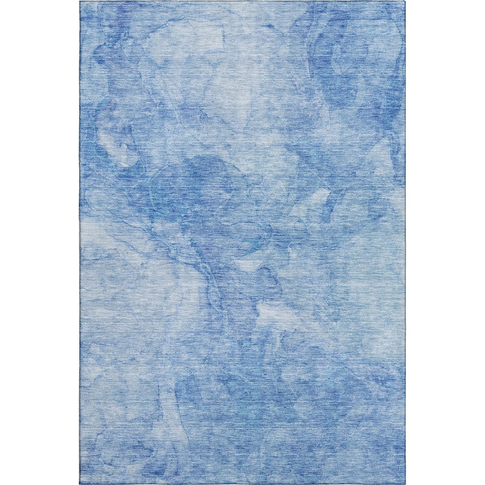 Premium Machine Washable Mayfield AMF688 Blue 10' x 14' Rug. Picture 1