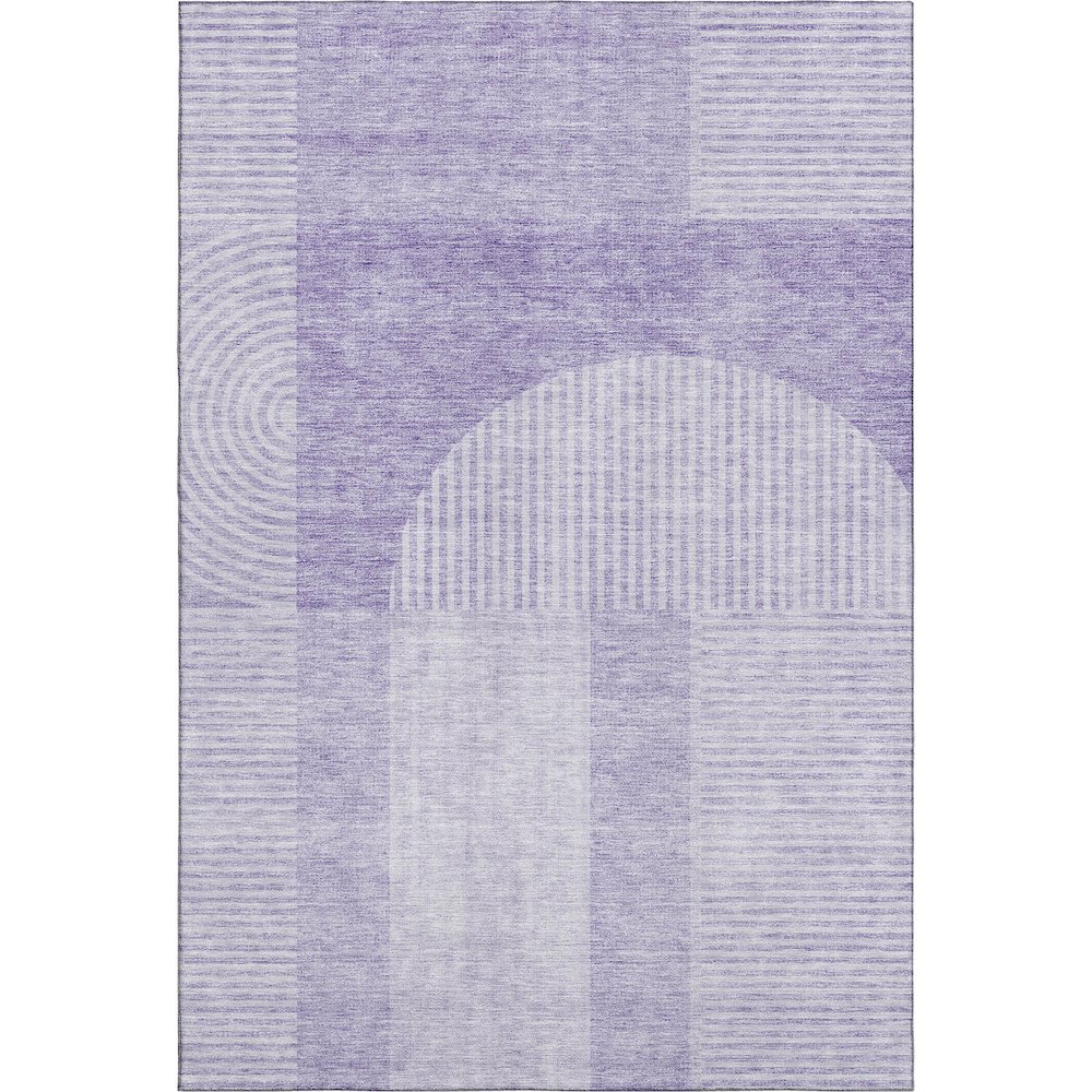 Premium Machine Washable Mayfield AMF711 Lavender 10' x 14' Rug. Picture 1