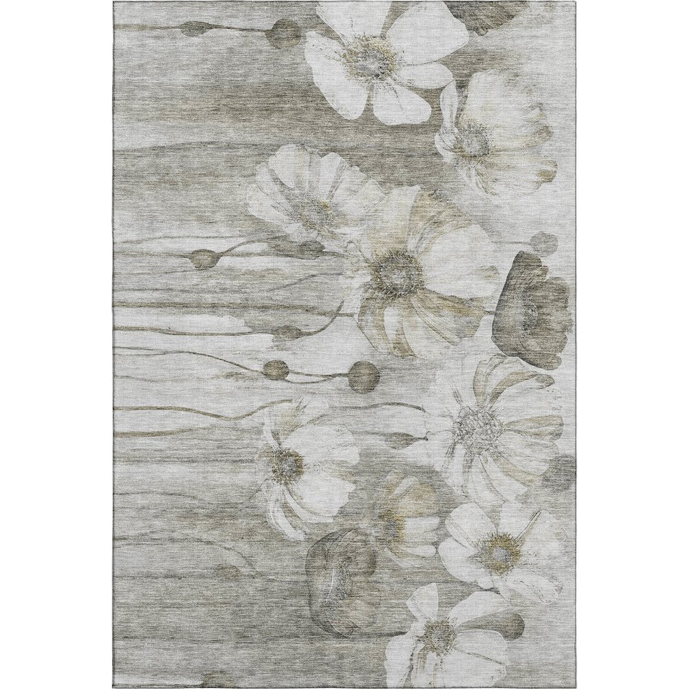 Premium Machine Washable Mayfield AMF712 Taupe 10' x 14' Rug. Picture 1