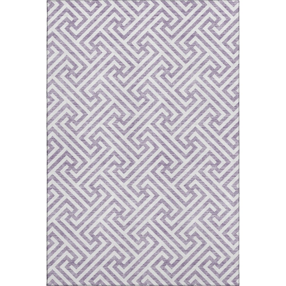 Premium Machine Washable Mayfield AMF731 Purple 10' x 14' Rug. Picture 1