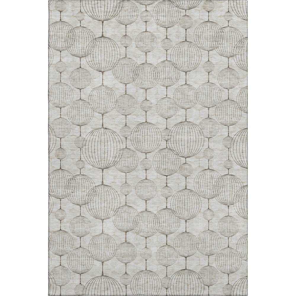 Premium Machine Washable Mayfield AMF732 Beige 10' x 14' Rug. Picture 1