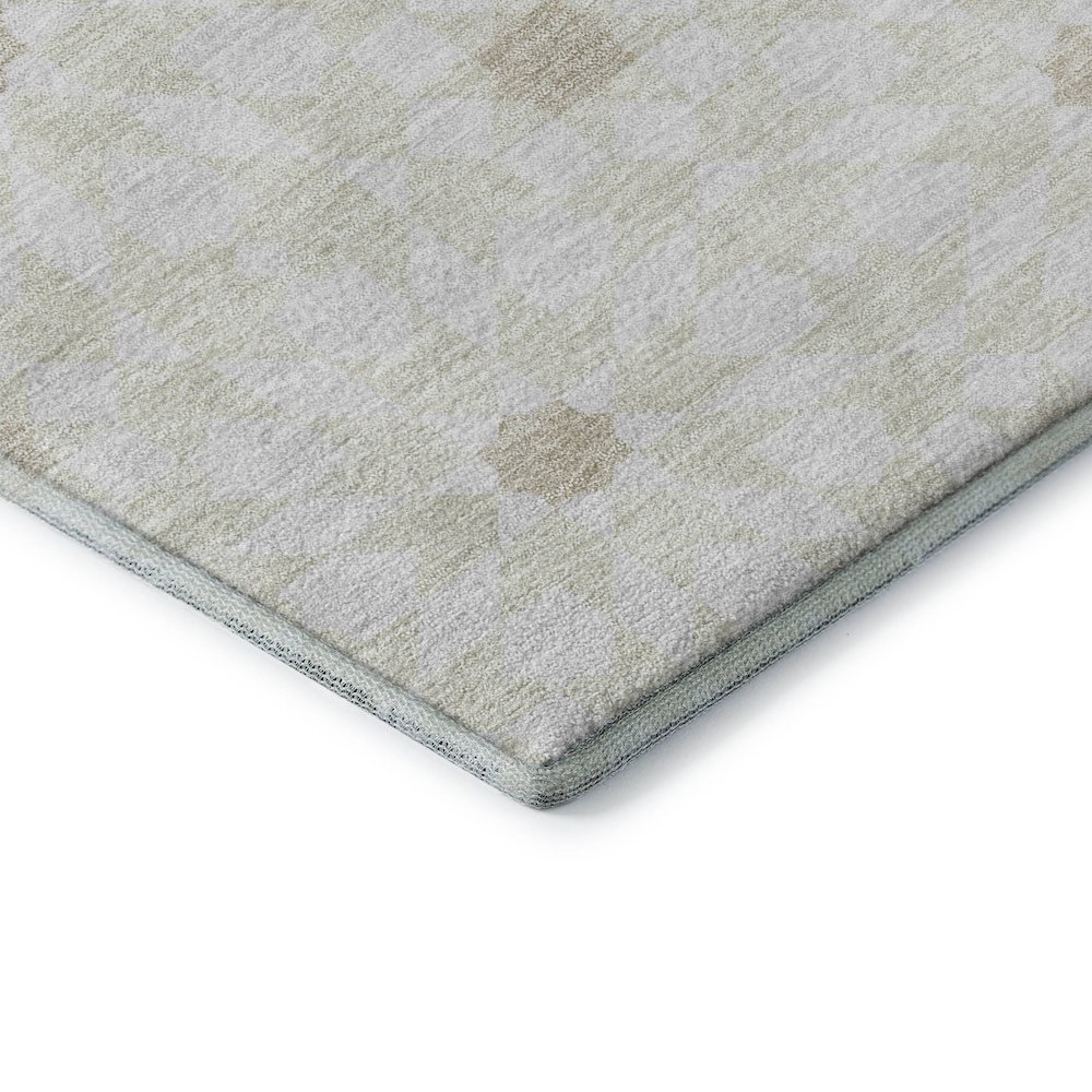 Premium Machine Washable Mayfield AMF734 Ivory 8' x 8' Round Rug. Picture 3