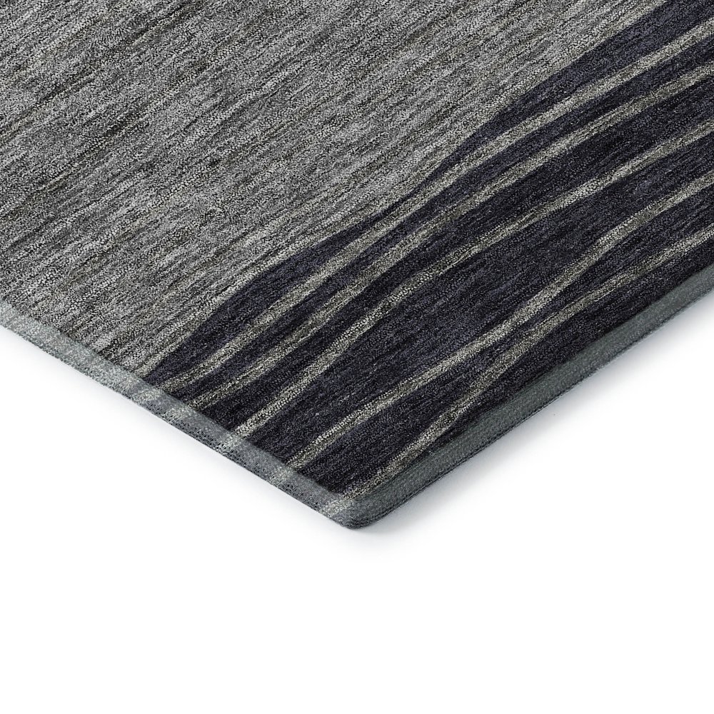 Premium Machine Washable Mayfield AMF735 Gray 8' x 8' Round Rug. Picture 3