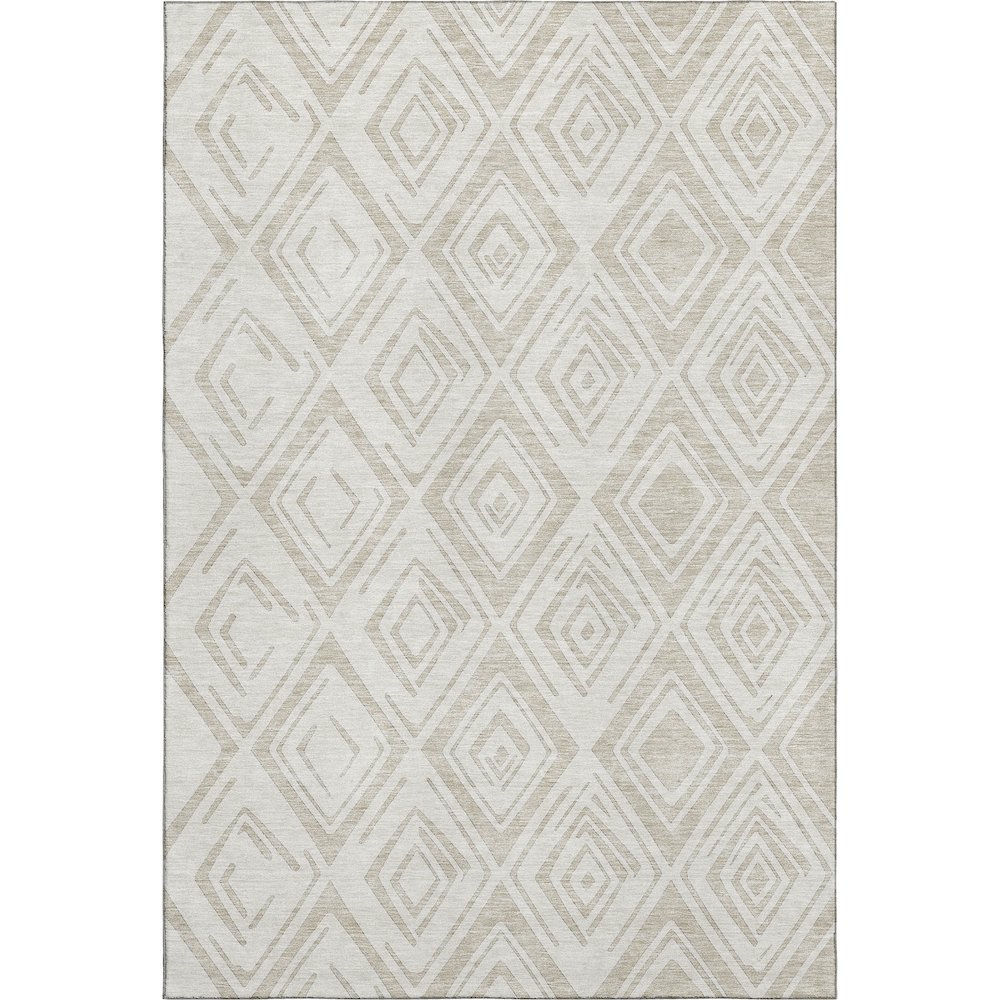 Premium Machine Washable Mayfield AMF737 Beige 10' x 14' Rug. Picture 1