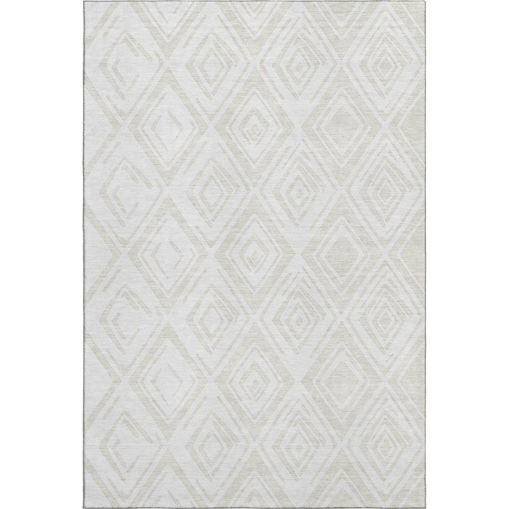 Premium Machine Washable Mayfield AMF737 Pearl 10' x 14' Rug. Picture 1