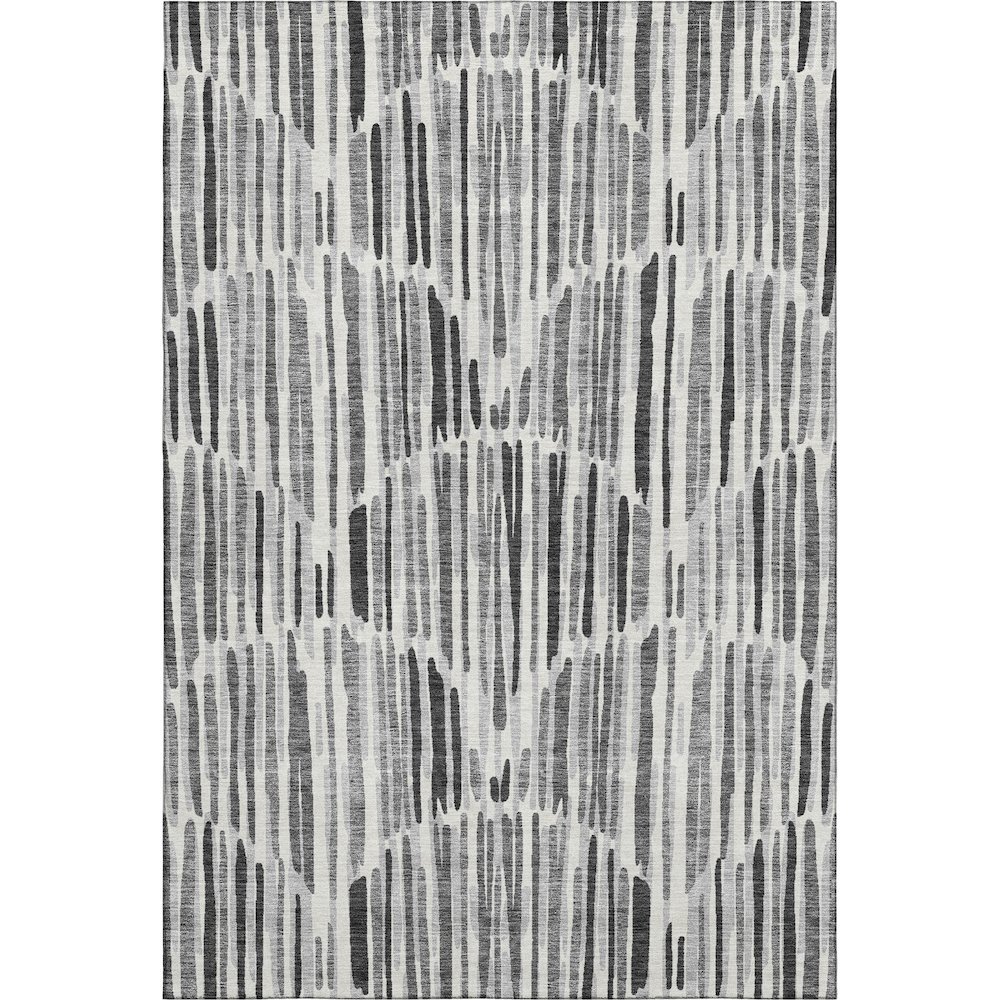 Premium Machine Washable Mayfield AMF739 Gray 10' x 14' Rug. Picture 1
