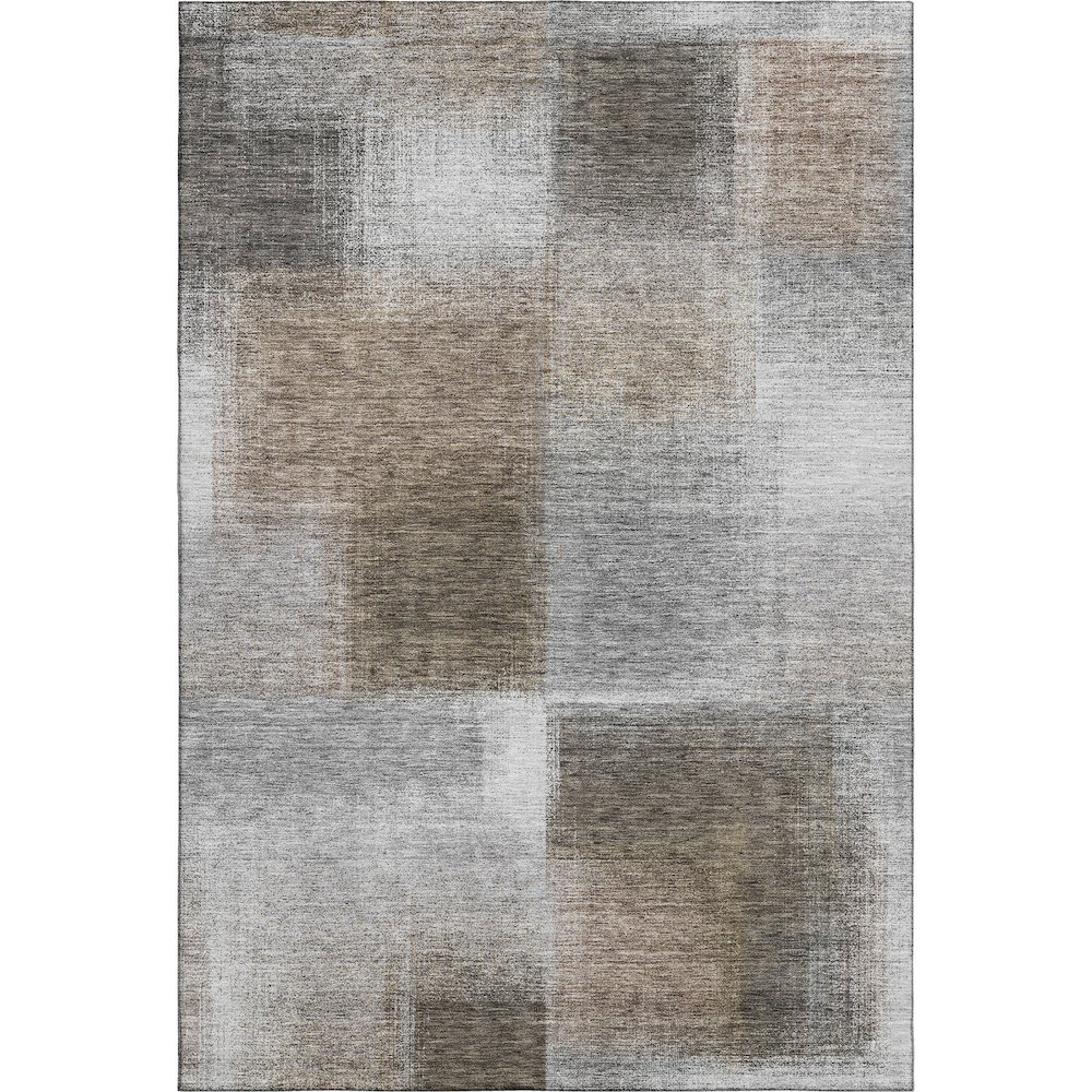 Premium Machine Washable Mayfield AMF742 Silver 10' x 14' Rug. Picture 1