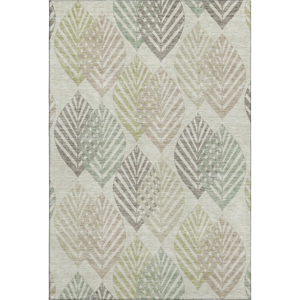 Premium Machine Washable Mayfield AMF744 Taupe 10' x 14' Rug. Picture 1
