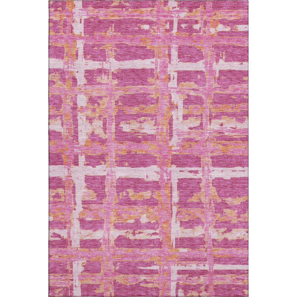 Premium Machine Washable Mayfield AMF745 Blush 10' x 14' Rug. Picture 1