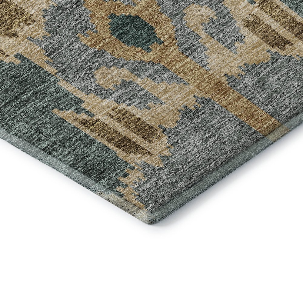 Premium Machine Washable Mayfield AMF748 Cactus 8' x 8' Round Rug. Picture 3