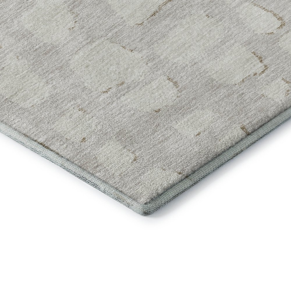 Premium Machine Washable Mayfield AMF754 Ivory 8' x 8' Round Rug. Picture 3