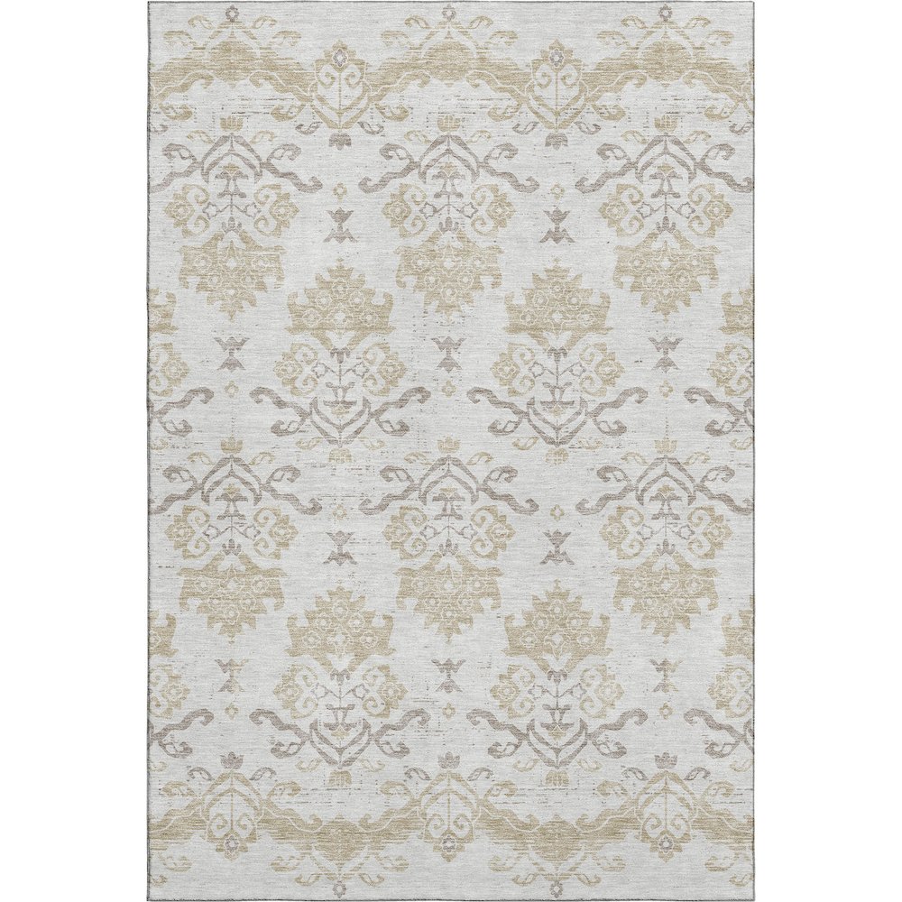 Premium Machine Washable Mayfield AMF759 Ivory 10' x 14' Rug. Picture 1