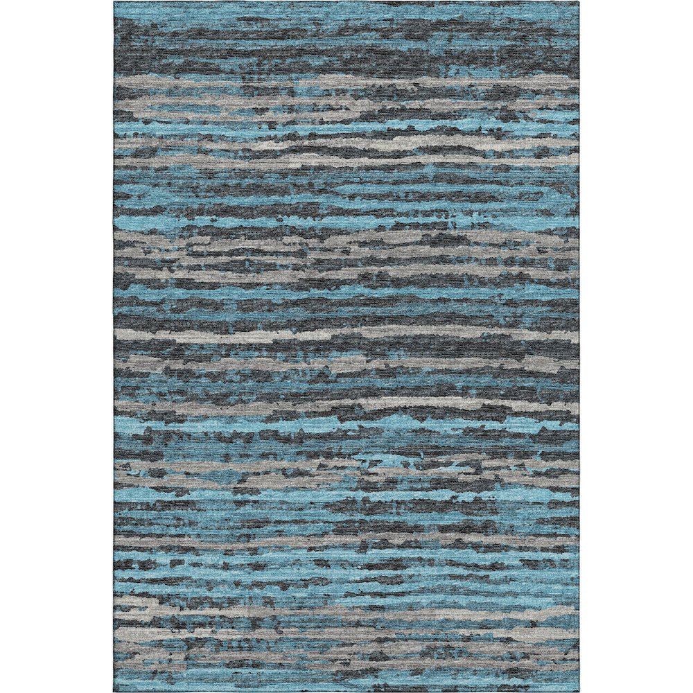 Premium Machine Washable Mayfield  Peacock 10' x 14' Rug. Picture 1
