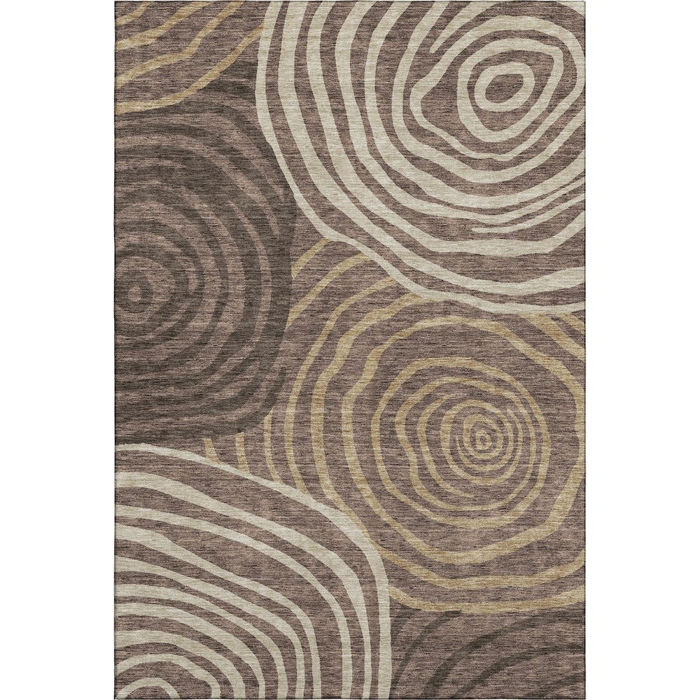 Premium Machine Washable Mayfield AMF765 Fudge 10' x 14' Rug. Picture 1