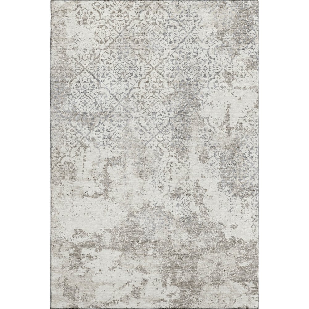 Premium Machine Washable Mayfield AMF769 Ivory 10' x 14' Rug. Picture 1