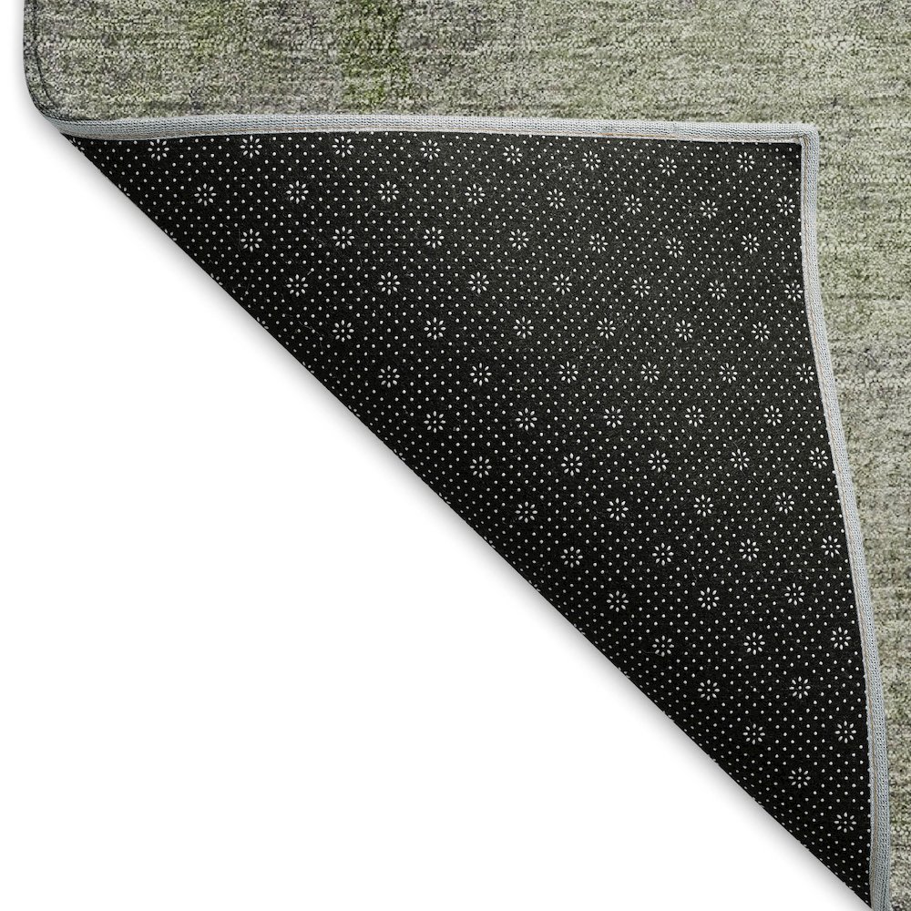 Premium Machine Washable Mayfield AMF787 Purple 8' x 8' Round Rug. Picture 2