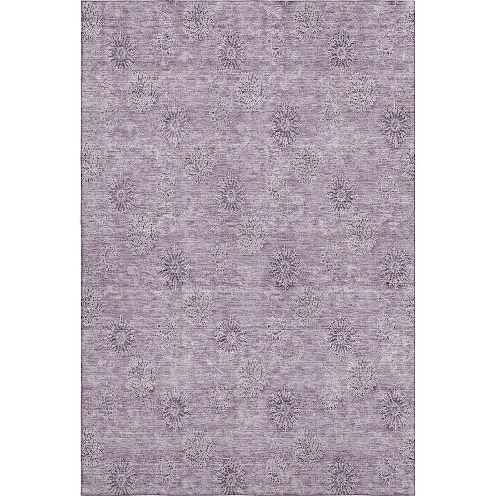 Premium Machine Washable Mayfield AMF789 Plum 10' x 14' Rug. Picture 1