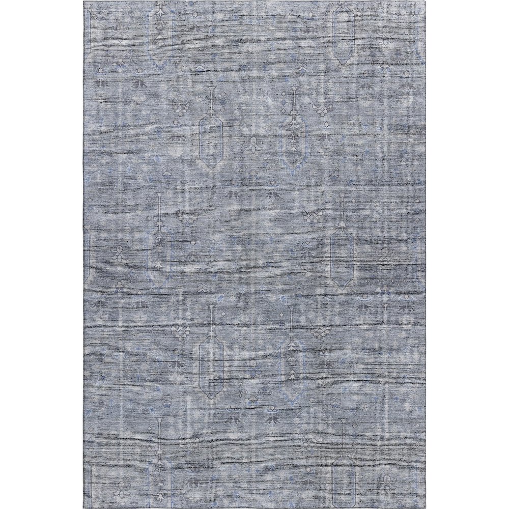 Premium Machine Washable Mayfield AMF790 Blue 10' x 14' Rug. Picture 1
