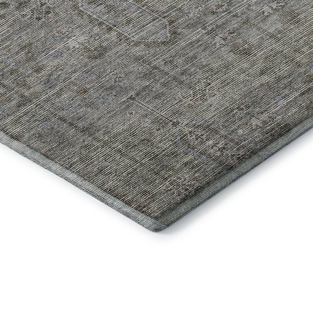Premium Machine Washable Mayfield AMF790 Granite 8' x 8' Round Rug. Picture 3