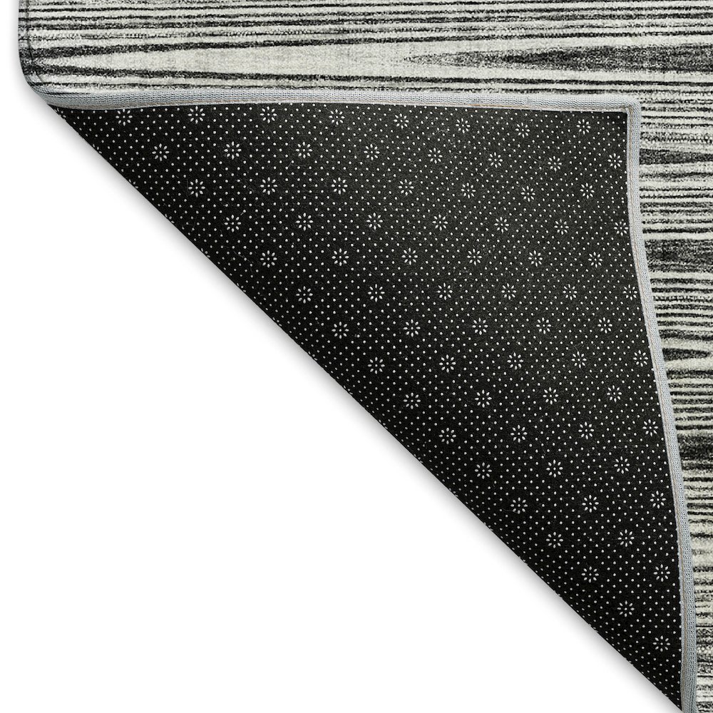 Premium Machine Washable Mayfield AMF800 Gray 8' x 8' Round Rug. Picture 2