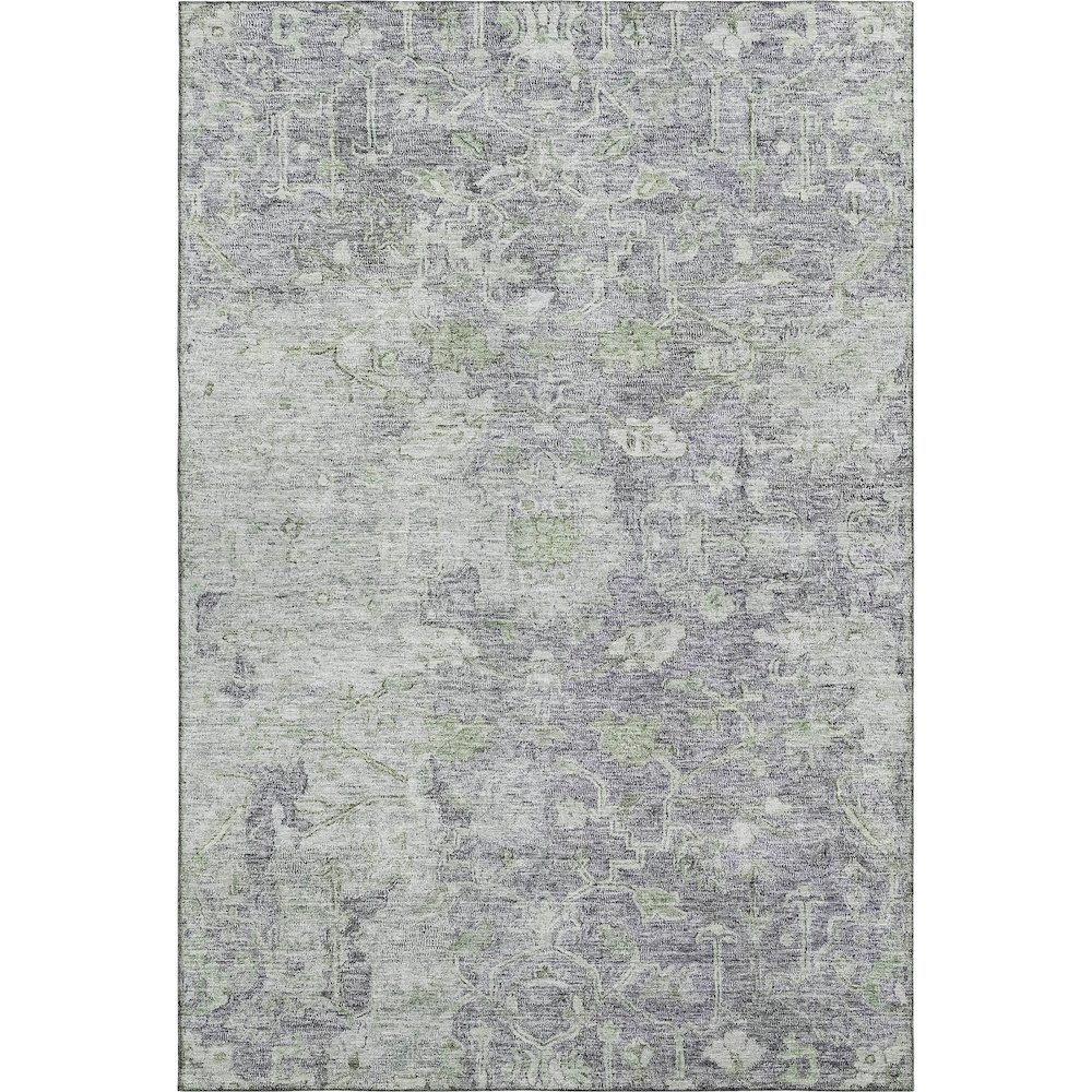 Premium Machine Washable Mayfield AMF801 Plum 10' x 14' Rug. Picture 1