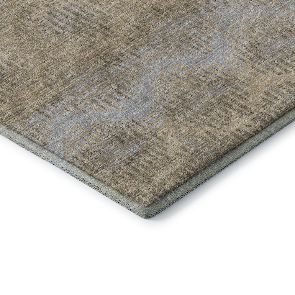 Premium Machine Washable Mayfield  Earth 8' x 8' Round Rug. Picture 3
