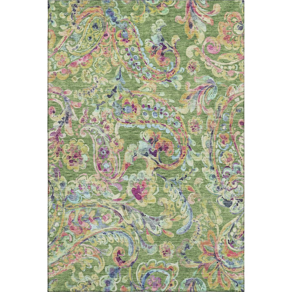 Premium Machine Washable Mayfield AMF834 Fern 10' x 14' Rug. Picture 1