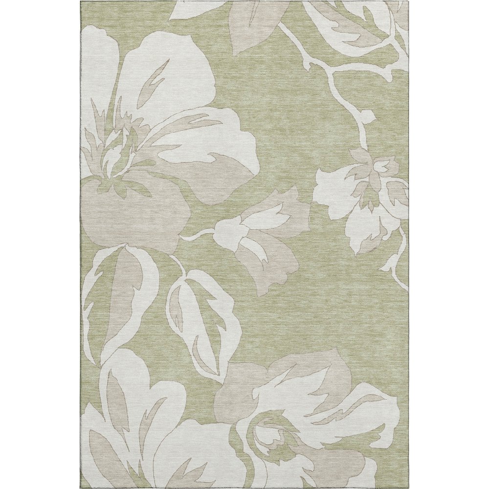 Premium Machine Washable Mayfield AMF857 Aloe 10' x 14' Rug. Picture 1