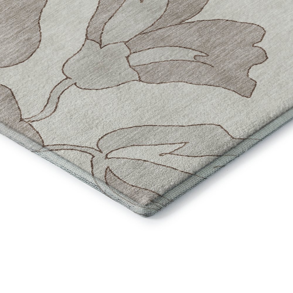 Premium Machine Washable Mayfield AMF857 Ivory 8' x 8' Round Rug. Picture 3
