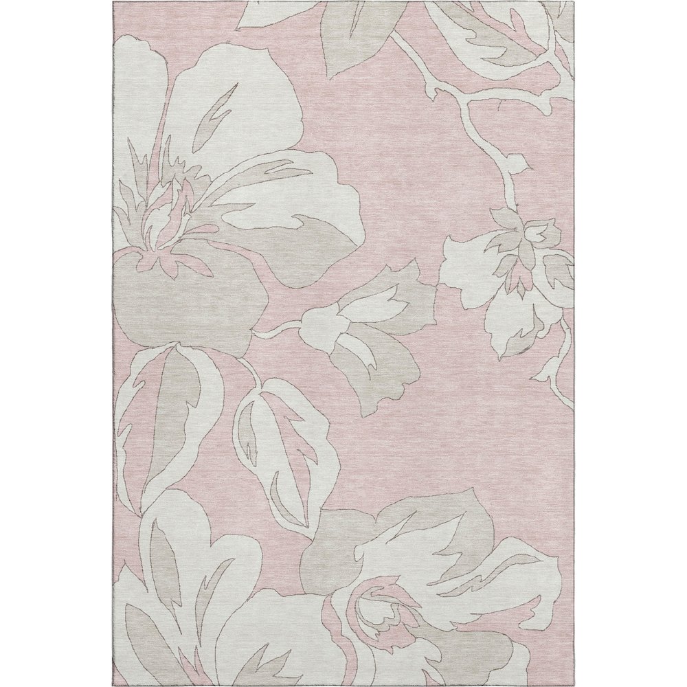 Premium Machine Washable Mayfield AMF857 Pink 10' x 14' Rug. Picture 1