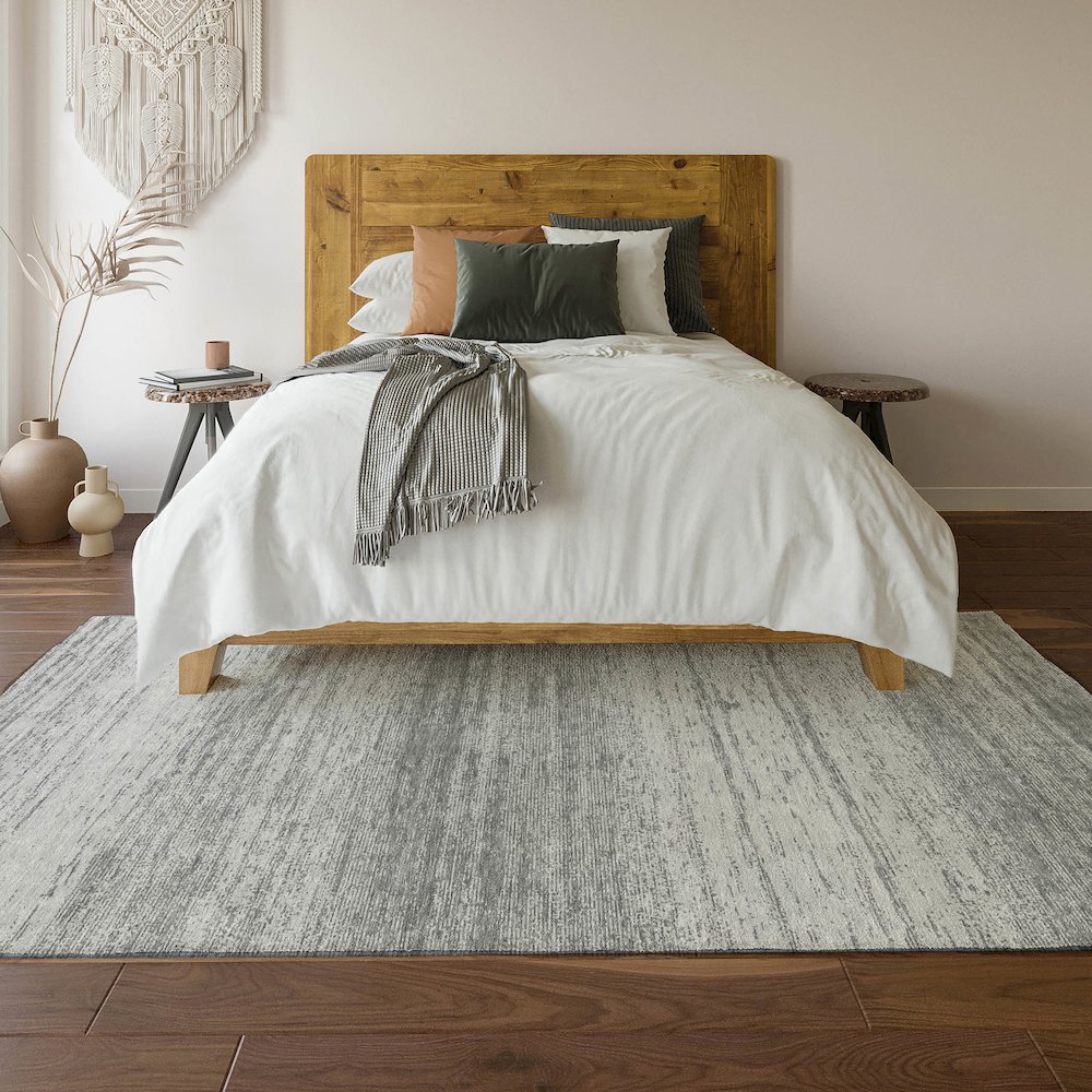Premium Machine Washable Mayfield AMF859 Gray 10' x 14' Rug. Picture 6