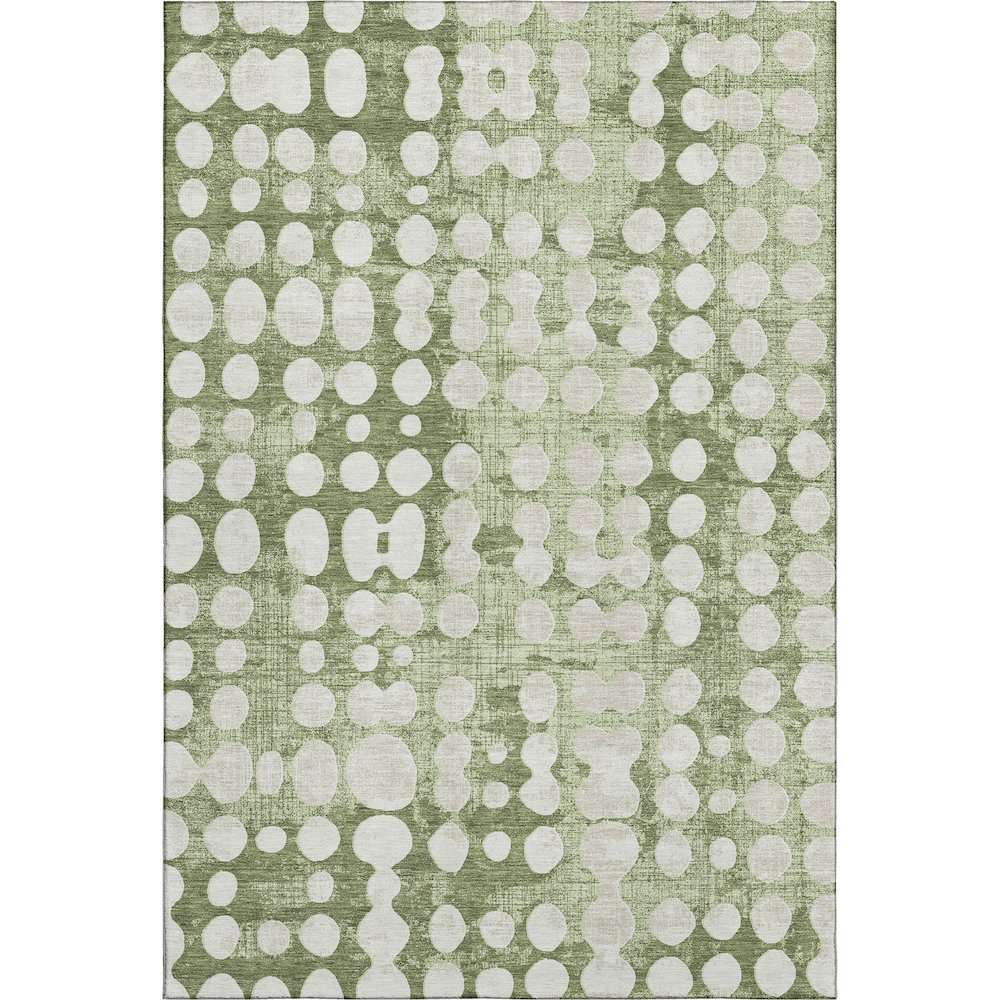 Premium Machine Washable Mayfield AMF869 Aloe 10' x 14' Rug. Picture 1