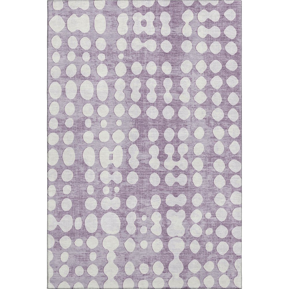 Premium Machine Washable Mayfield AMF869 Purple 10' x 14' Rug. Picture 1