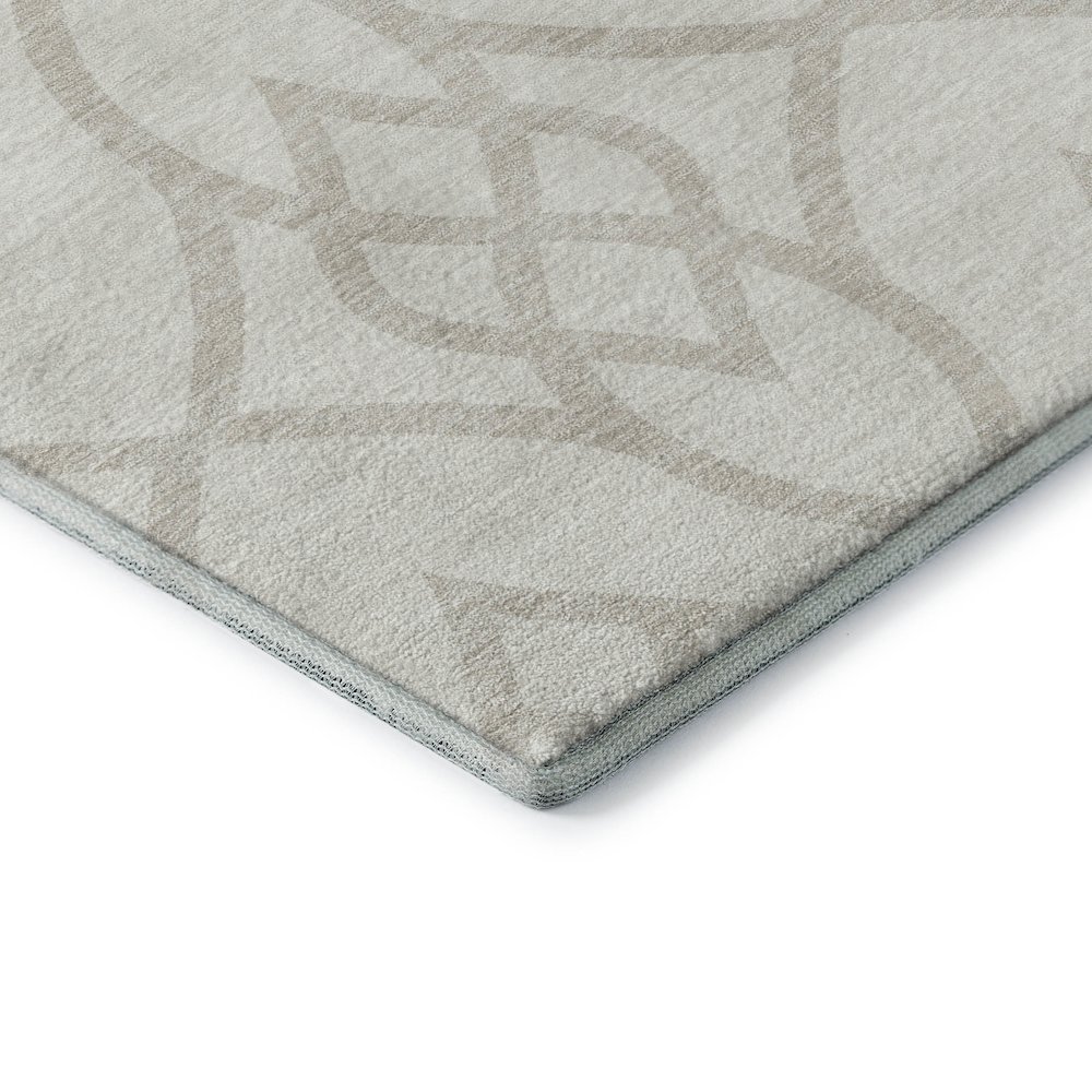 Premium Machine Washable Mayfield AMF884 Ivory 8' x 8' Round Rug. Picture 3