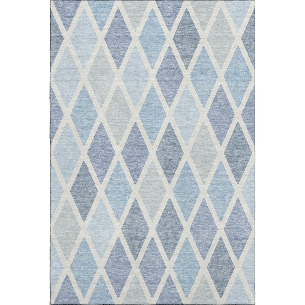 Premium Machine Washable Mayfield AMF887 Sky 10' x 14' Rug. Picture 1
