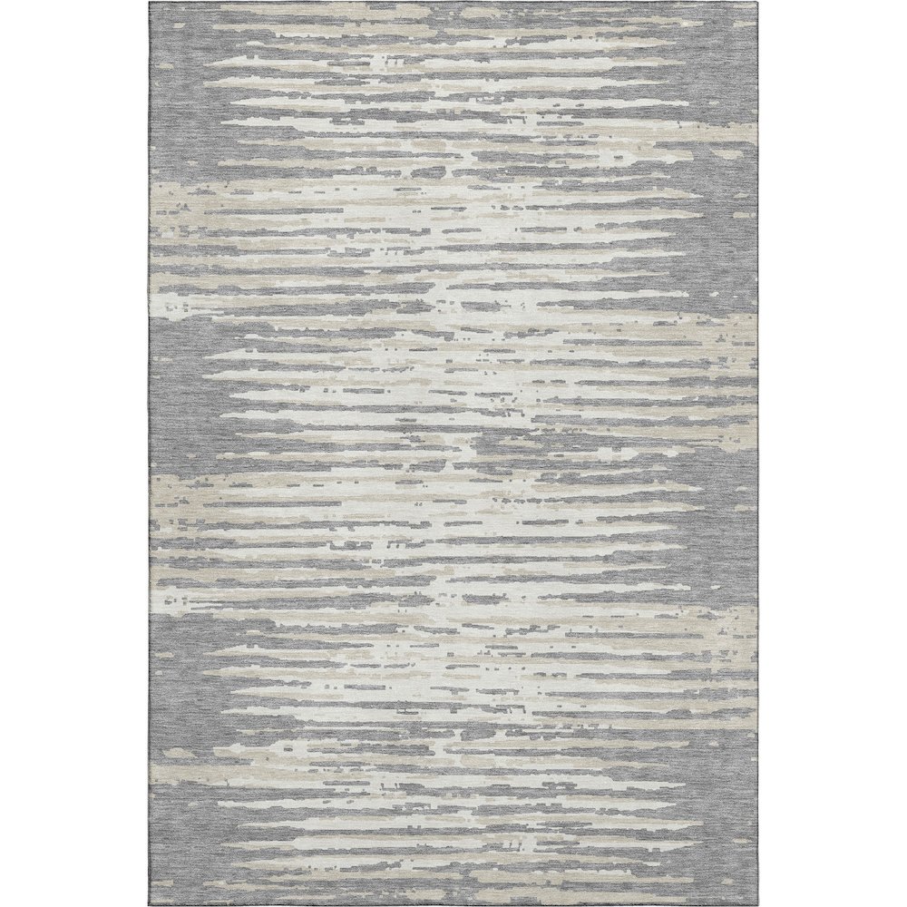 Premium Machine Washable Mayfield AMF888 Gray 10' x 14' Rug. Picture 1