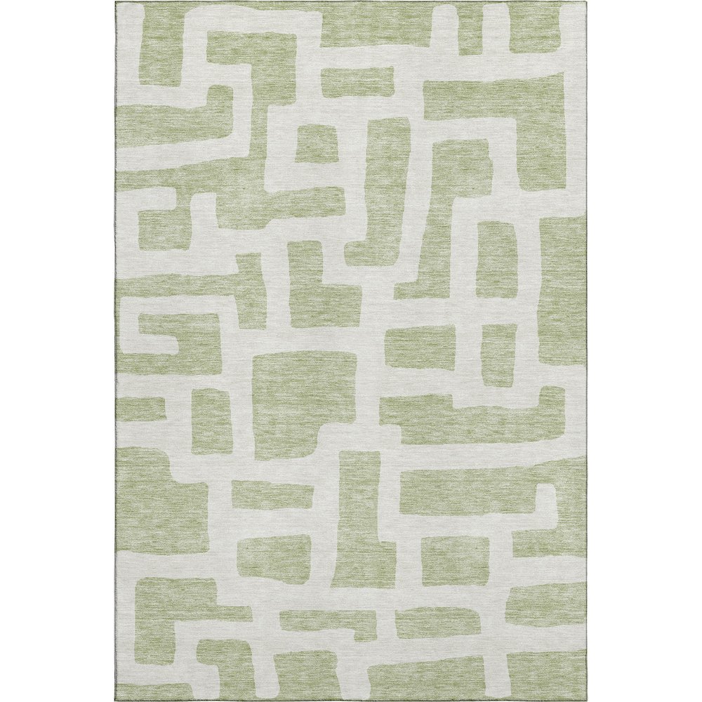 Premium Machine Washable Mayfield AMF903 Aloe 10' x 14' Rug. Picture 1