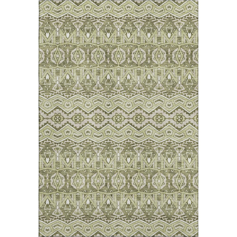 Premium Machine Washable Mayfield AMF909 Aloe 10' x 14' Rug. Picture 1