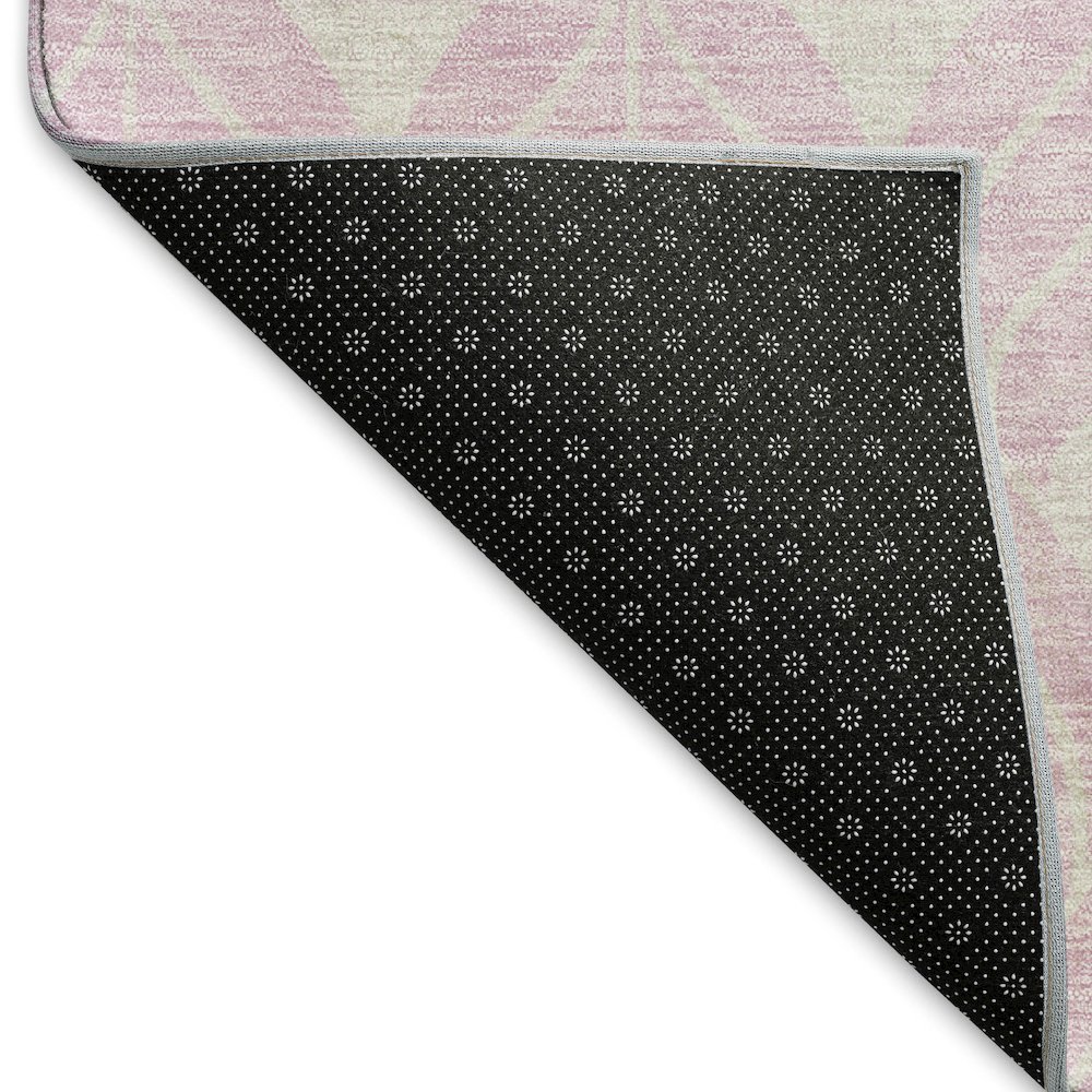 Premium Machine Washable Mayfield AMF927 Pink 8' x 8' Round Rug. Picture 2