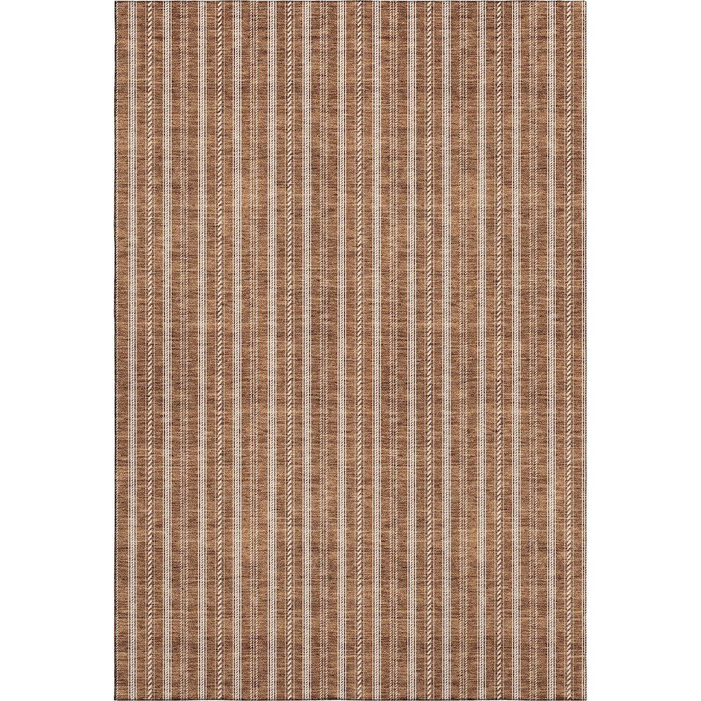 Premium Machine Washable Mayfield AMF929 Terracotta 10' x 14' Rug. Picture 1