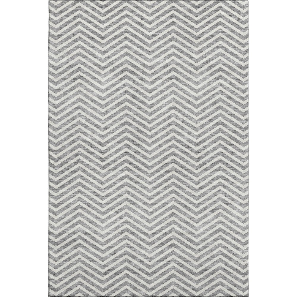 Premium Machine Washable Mayfield AMF934 Gray 10' x 14' Rug. Picture 1
