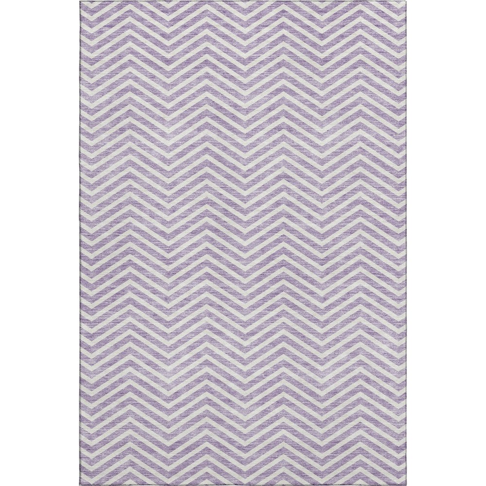 Premium Machine Washable Mayfield AMF934 Lilac 10' x 14' Rug. Picture 1