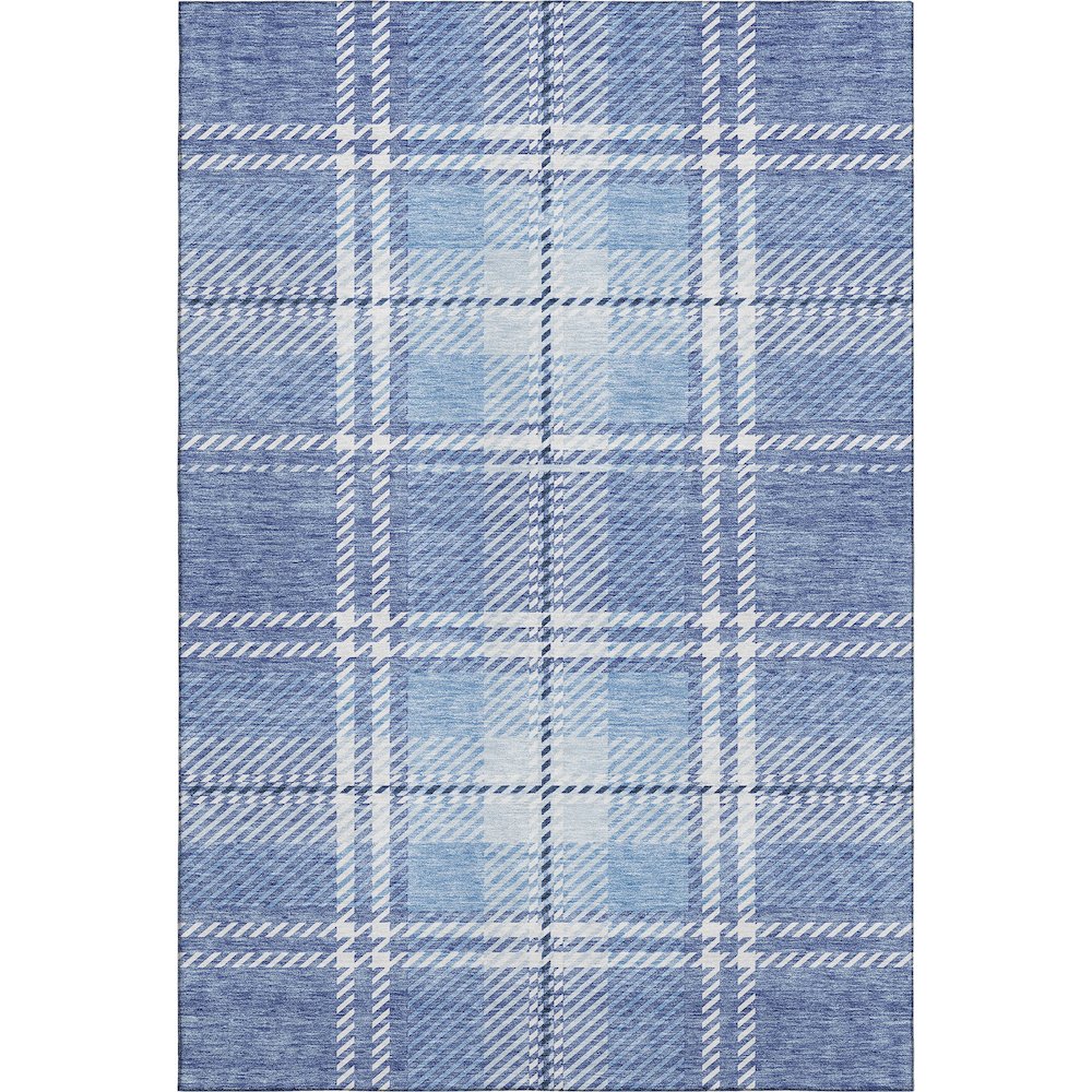 Premium Machine Washable Mayfield AMF935 Denim 10' x 14' Rug. Picture 1